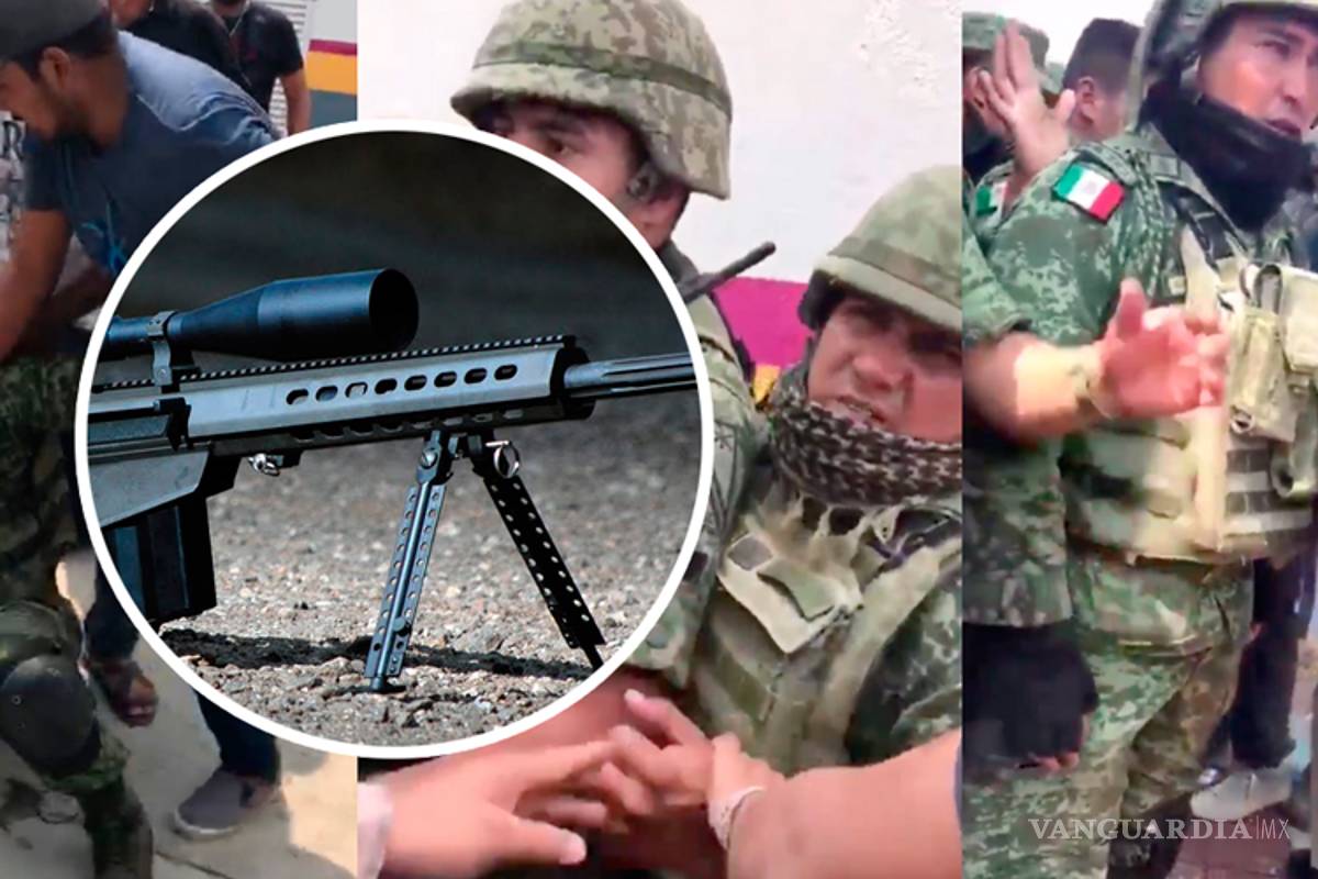 ¿Cómo es el arma &quot;Barret&quot;? Habitantes de Michoacán exigen que les sea devuelta