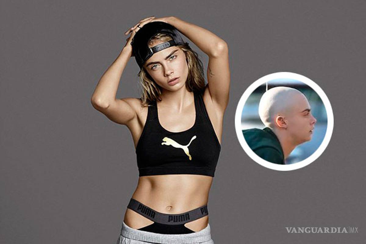 Cara Delevinge, una de las modelos más populares, se rapó y así luce