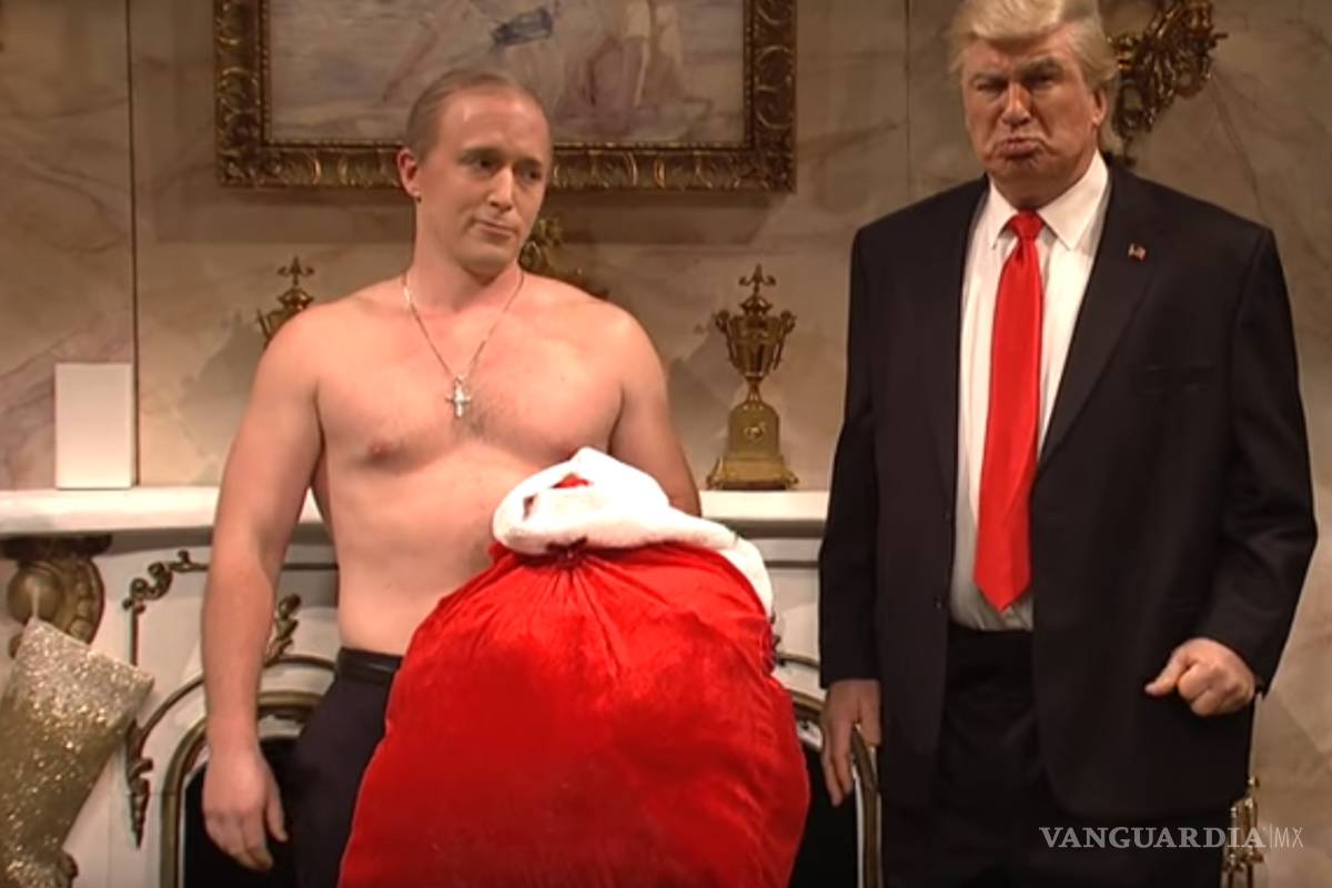 Vladimir Putin visita a Trump en sketch navideño de Saturday Night Live