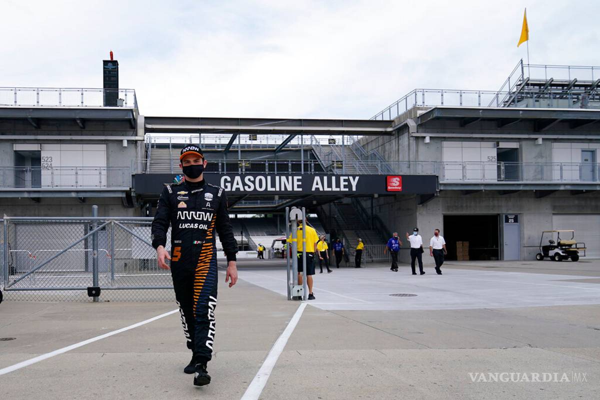 Pato O'Ward 'vuela' en los entrenamientos de las 500 millas de Indianápolis