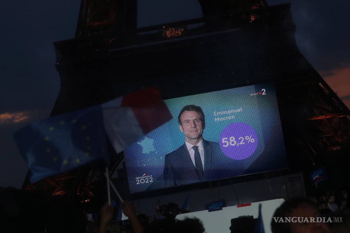 Es reelegido Macron como presidente de Francia