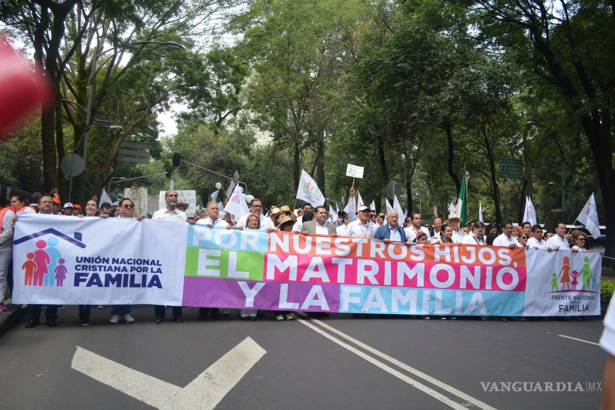 Frente por la Familia pide detener reforma sobre derecho a la libertad sexual
