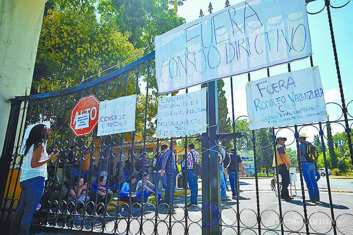 Ya llevan 3 días en huelga de hambre los estudiantes de la Narro; solicitan elecciones sin intervención del Rector