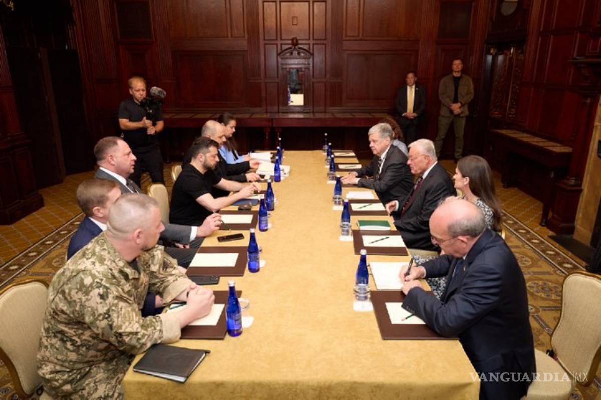 Antes de dialogar con Trump, Zelenski se reúne con líderes europeos en Washington