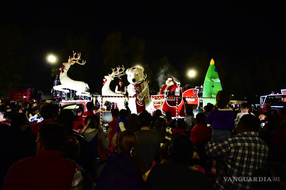 Saltillo: Tránsito emite recomendaciones por desfile navideño de Coca-Cola y peregrinaciones
