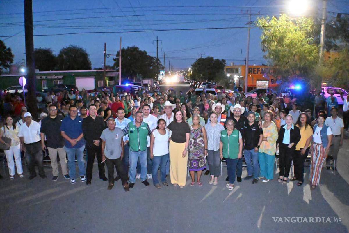 Entregan obra, recarpetean tres mil metros cuadrados de la calle Durango en Frontera
