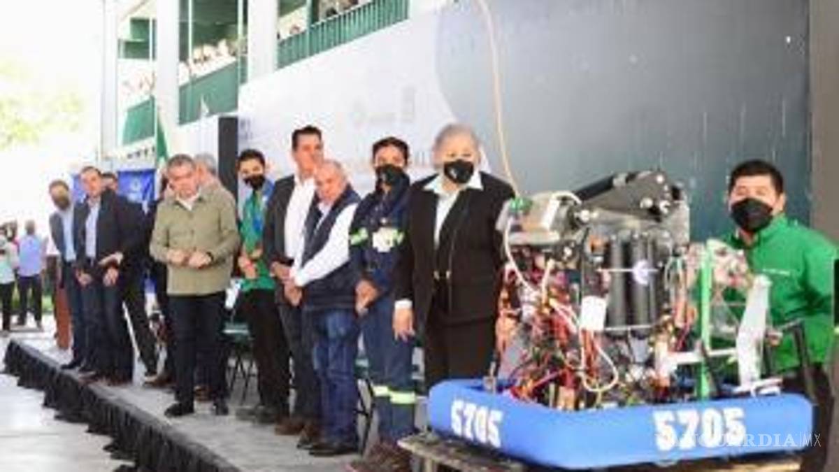 Reconoce MARS a equipo del CONALEP Torreón que triunfó en regional de robótica