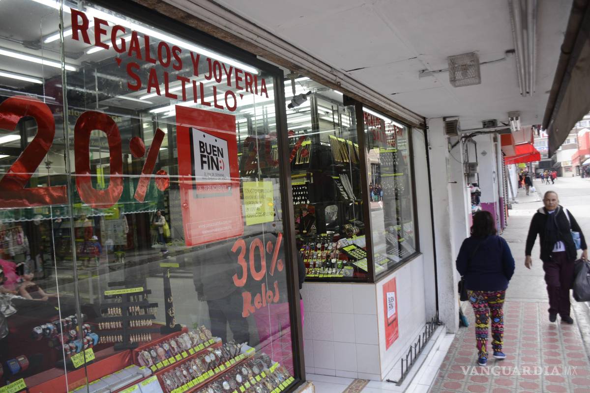 Comercios del Centro Histórico de Saltillo listos para el Buen Fin 2025; esperan derrama económica de 300 mdp