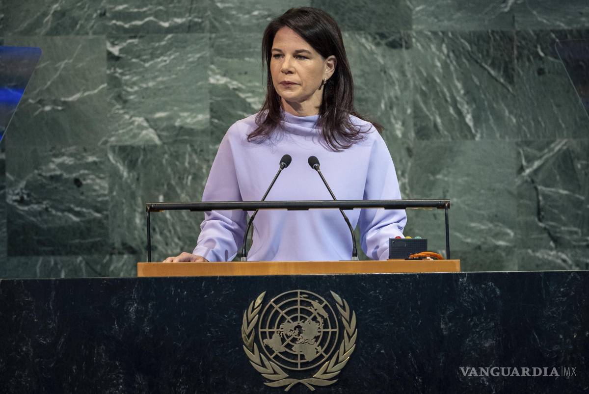 $!Annalena Baerbock, presidenta del 80.º período de sesiones de la Asamblea General de las Naciones Unidas.