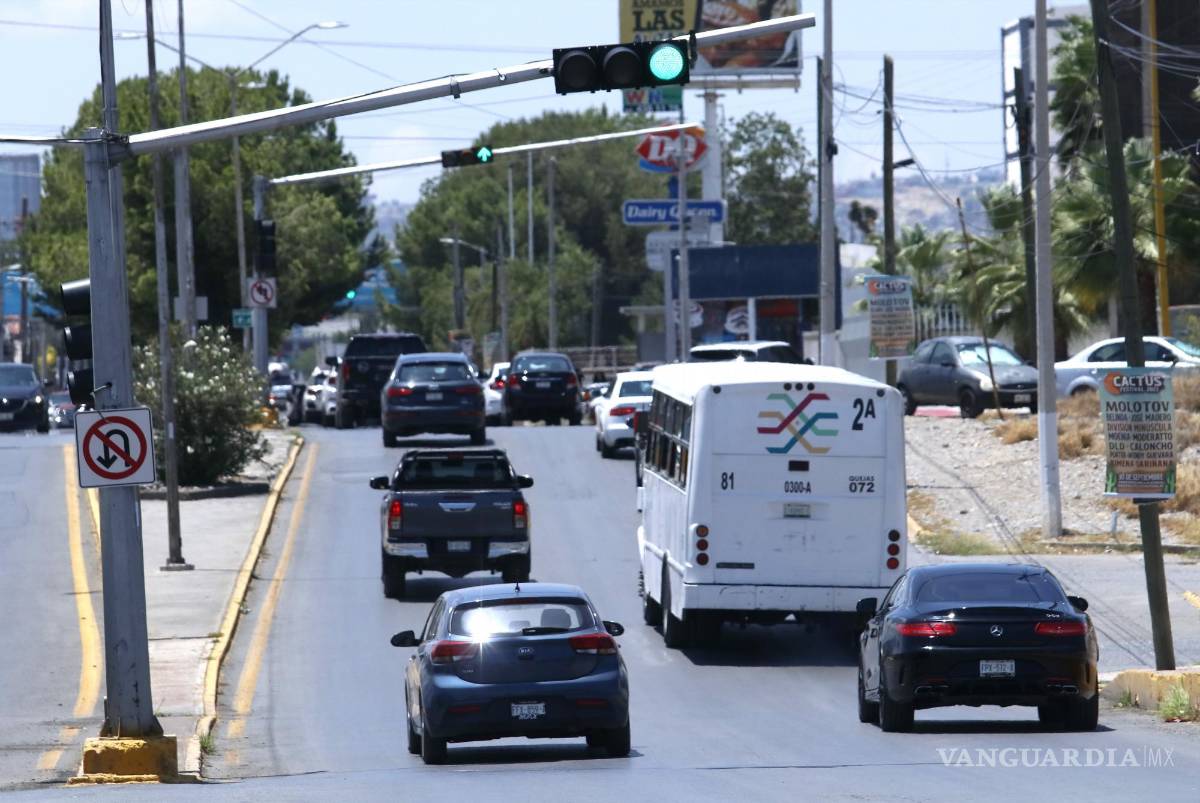 $!Caos vial es común en este sector del norte de la ciudad.