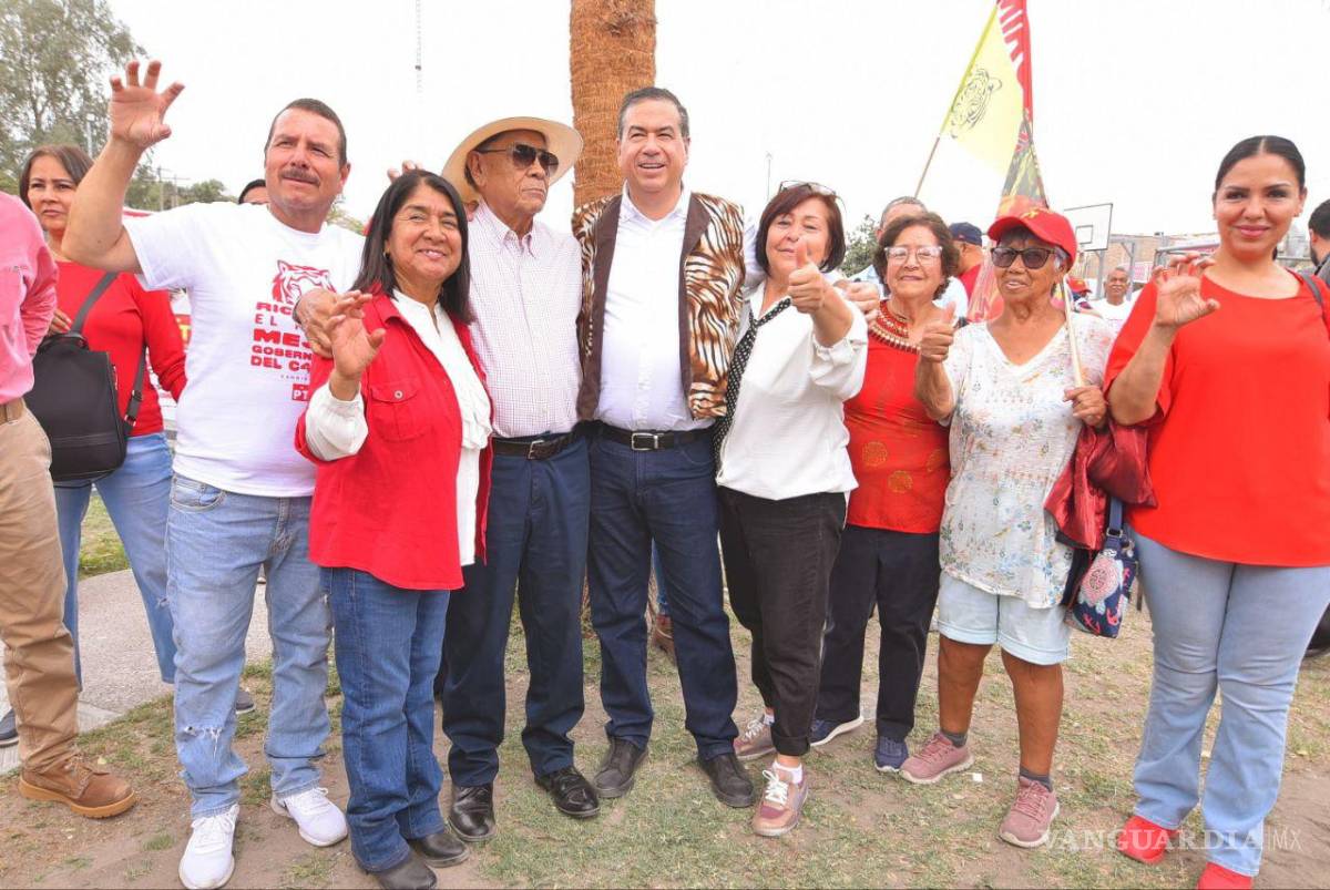 $!Ricardo Mejía, de gira por Torreón, insistió en que acabará con la corrupción si se convierte en gobernador.
