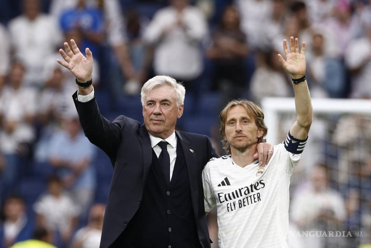 $!Modric y Ancelotti cerraron sus ciclos en el Real Madrid con homenajes, ovaciones y un último triunfo que selló una era llena de gloria en el Bernabéu.