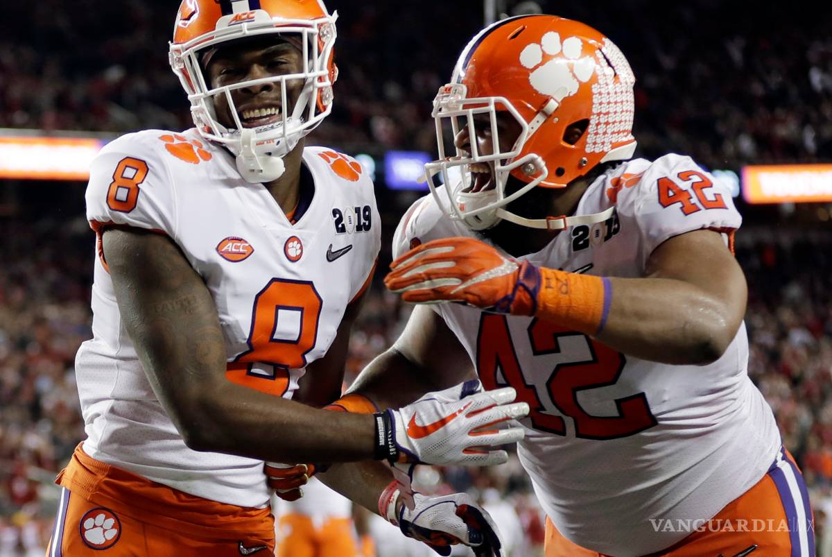 $!Clemson le pasa por encima a Alabama y son campeones del futbol colegial en el Campeonato Nacional