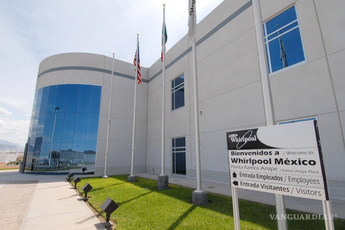 Baja Whirlpool Ramos Arizpe su rotación al 50 por ciento en un año