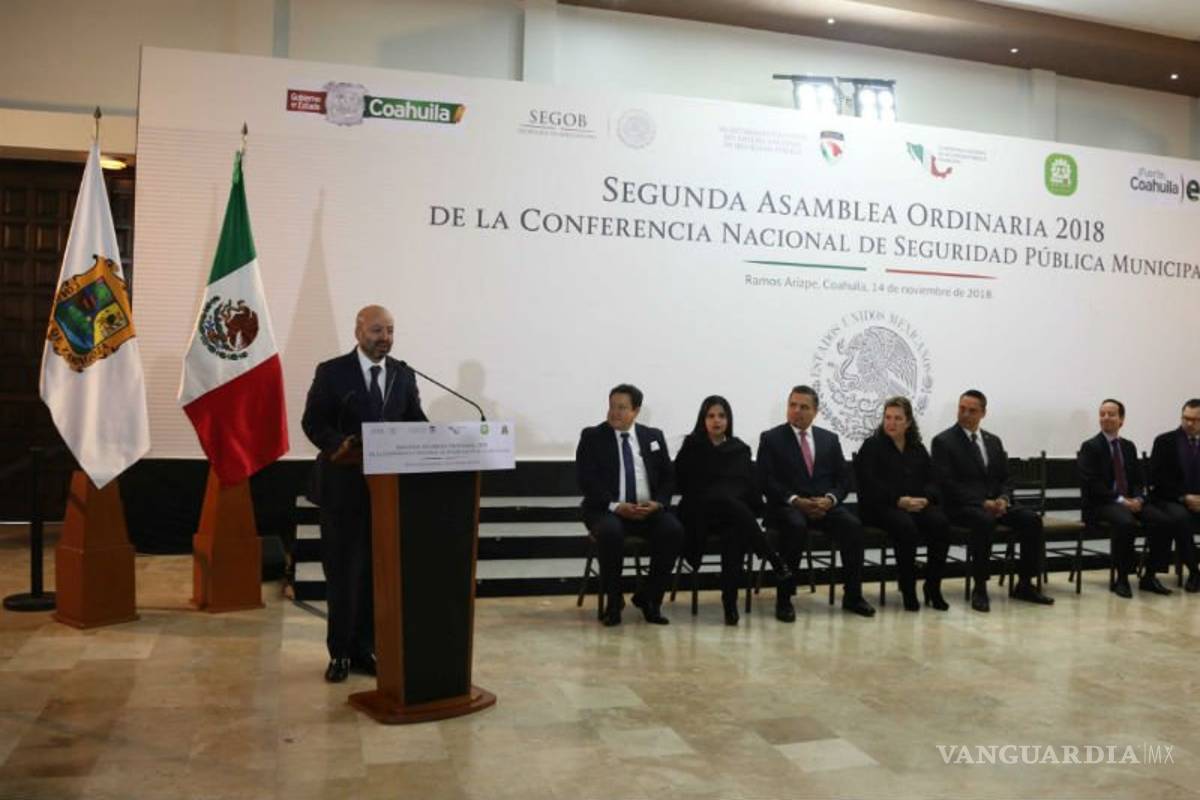 Inauguran en Coahuila 'Asamblea de Secretarios de Seguridad'; Renato Sales se despide