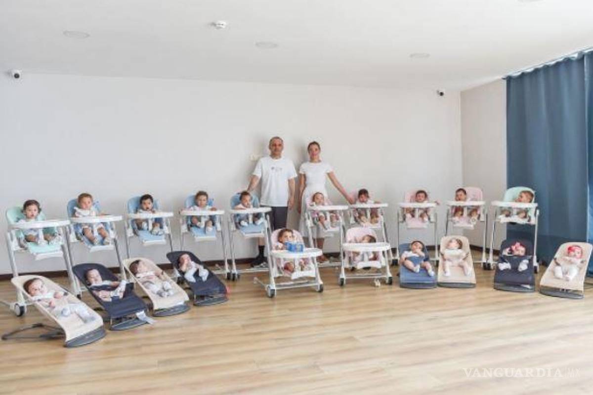 Pareja ha tenido 20 bebés en un año, gracias a la gestación subrogada