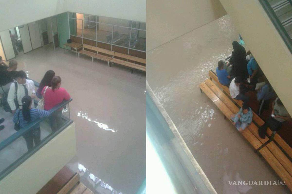 Se inunda la Clínica 73 del IMSS en Saltillo