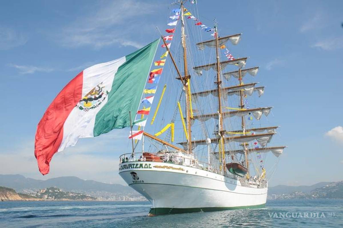 Mujer cadete cayó del buque Cuauhtémoc cerca de India