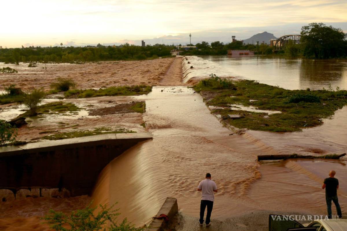 Inician desfogue controlado de la presa Cointzio en Morelia, Michoacán