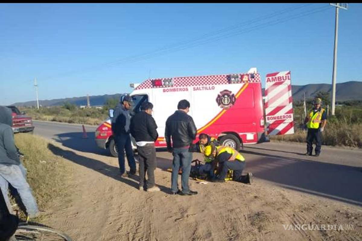Camión de transporte arrolla y mata a ciclista en la carretera a Derramadero