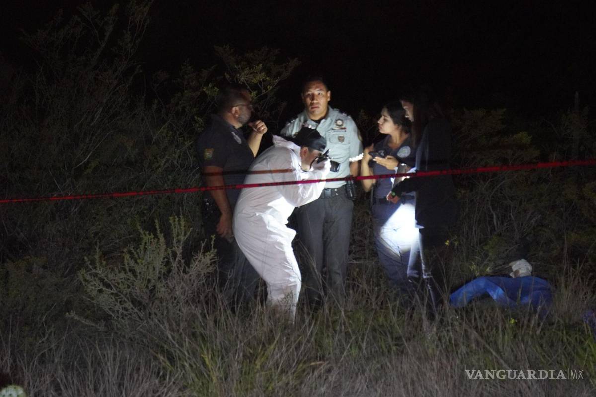 $!Los cuerpos fueron recuperados entre la maleza a un costado de la carretera.