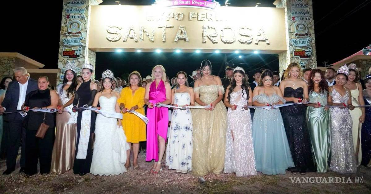 Con la coronación de la reina arranca la Feria de Santa Rosa en Múzquiz, Coahuila