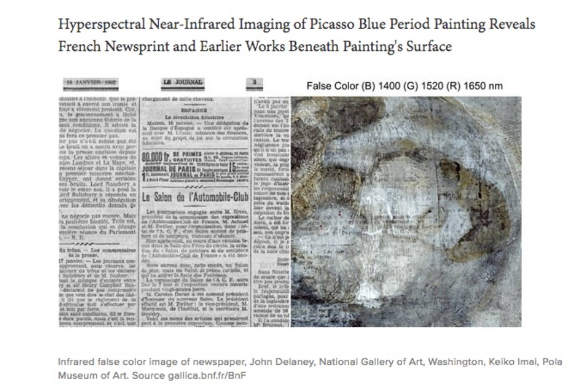 Encuentran hoja de un diario con escritos de Picasso