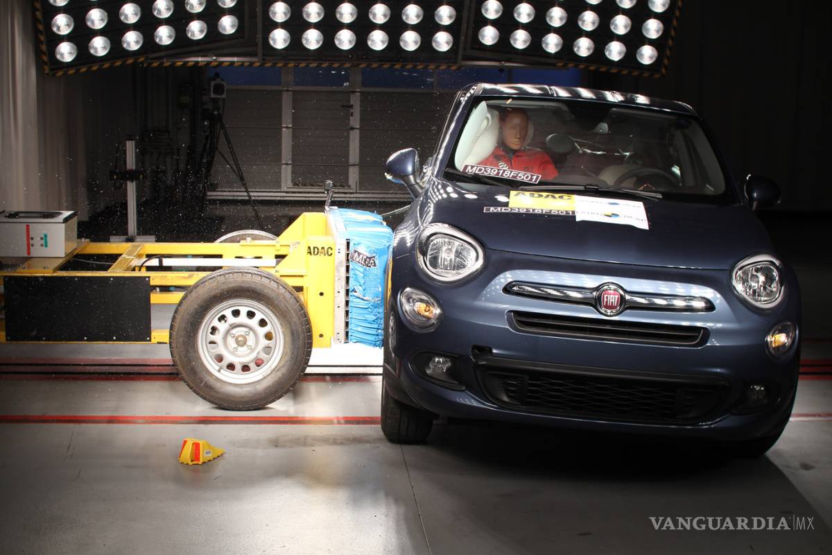 $!Chevrolet Cruze y Fiat 500X, con buenos resultados en prueba de seguridad