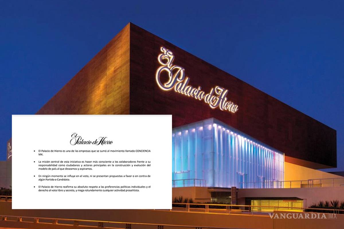 Niega Palacio de Hierro influir en el voto de sus empleados, solo los “concientiza”