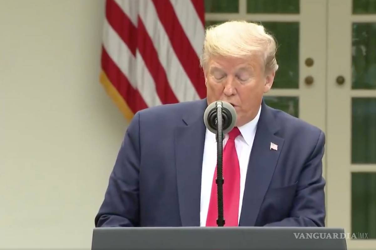 No más financiamiento de EU a la OMS; Trump acusa encubrimiento en propagación del COVID-19