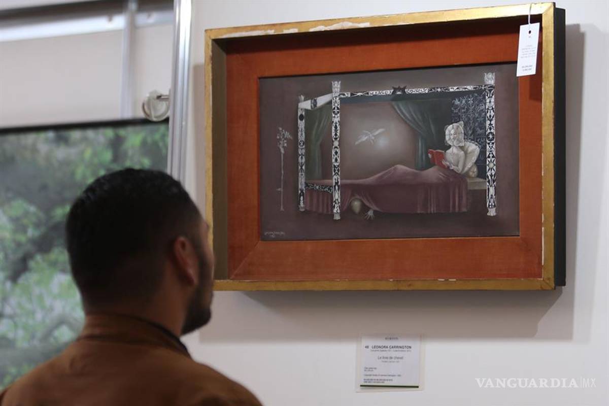 "El libro de cabecera”, un óleo inédito de Carrington encabeza subasta de arte latinoamericano en México