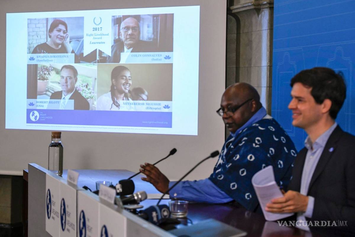 Premia el Nobel Alternativo a periodista azerbaiyana y a abogado indio