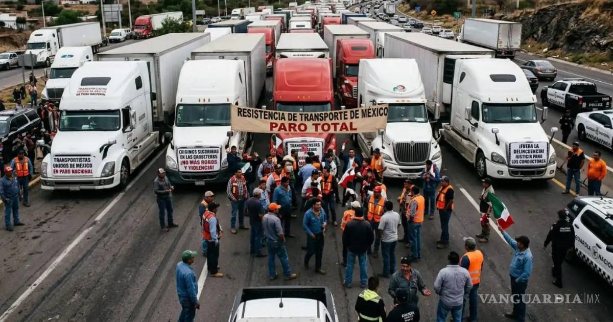 Mil unidades de transporte participarán en paro en Coahuila