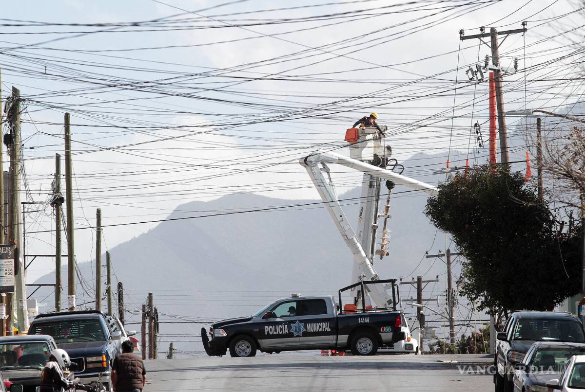 $!Arboles caídos, apagones y más daños provoca el viento de Saltillo
