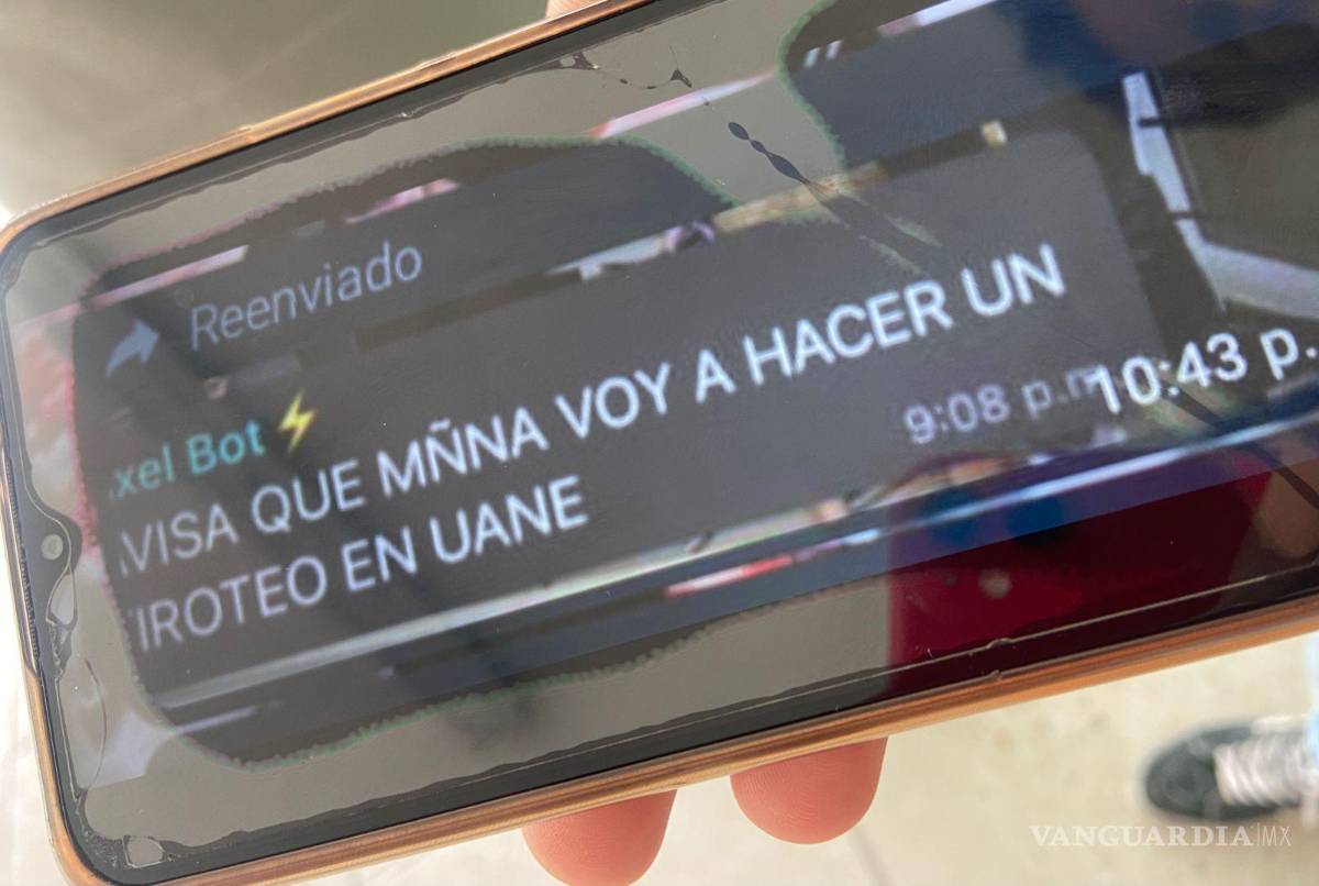 $!Este fue el mensaje que recibieron los alumnos durante la noche del 2 de octubre.