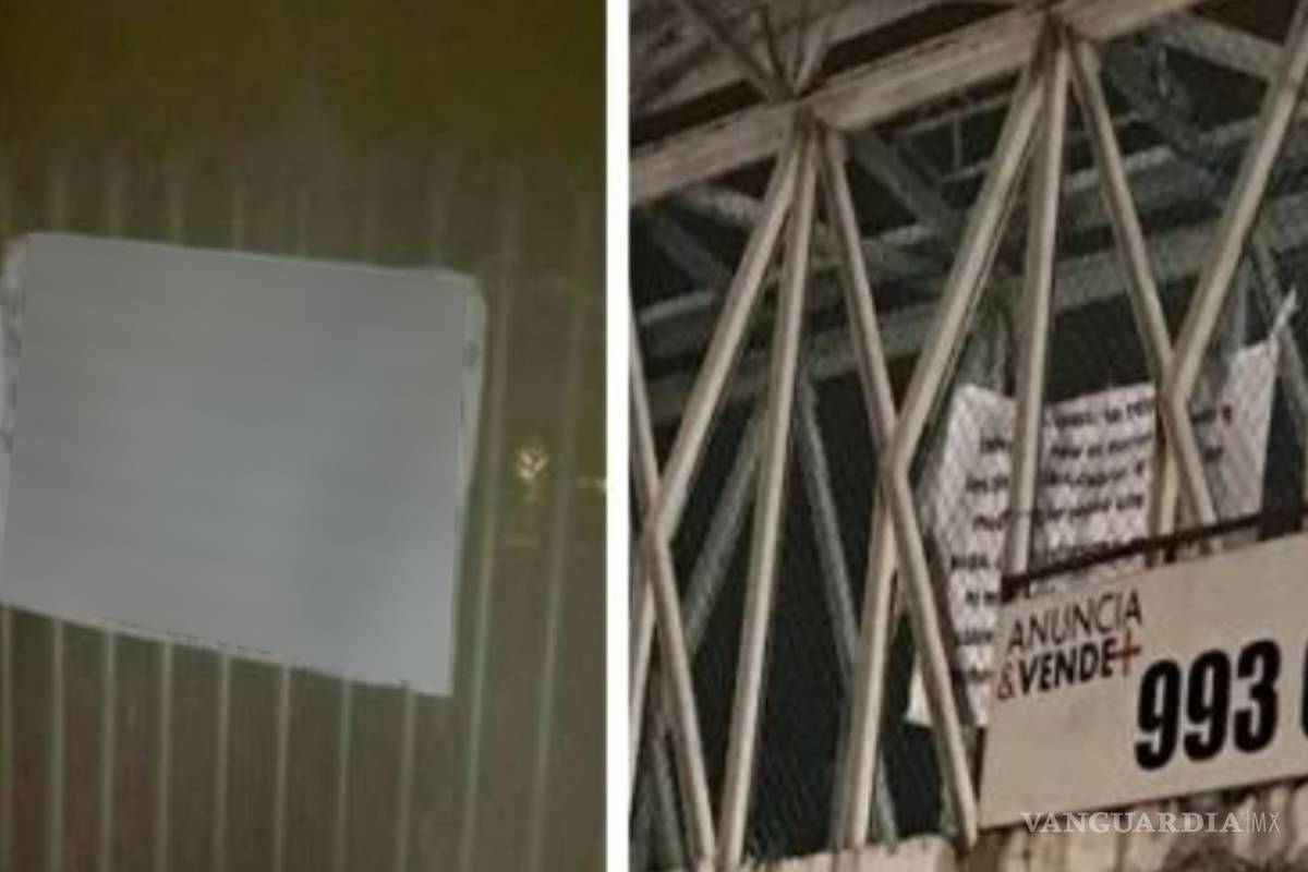 Aparecen narcomantas en Aguascalientes... Cártel de Sinaloa amenaza de muerte a quienes trabajen para el CJNG