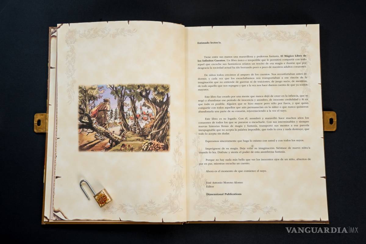 “El Mágico Libro de los Infinitos Cuentos”, el libro infinito