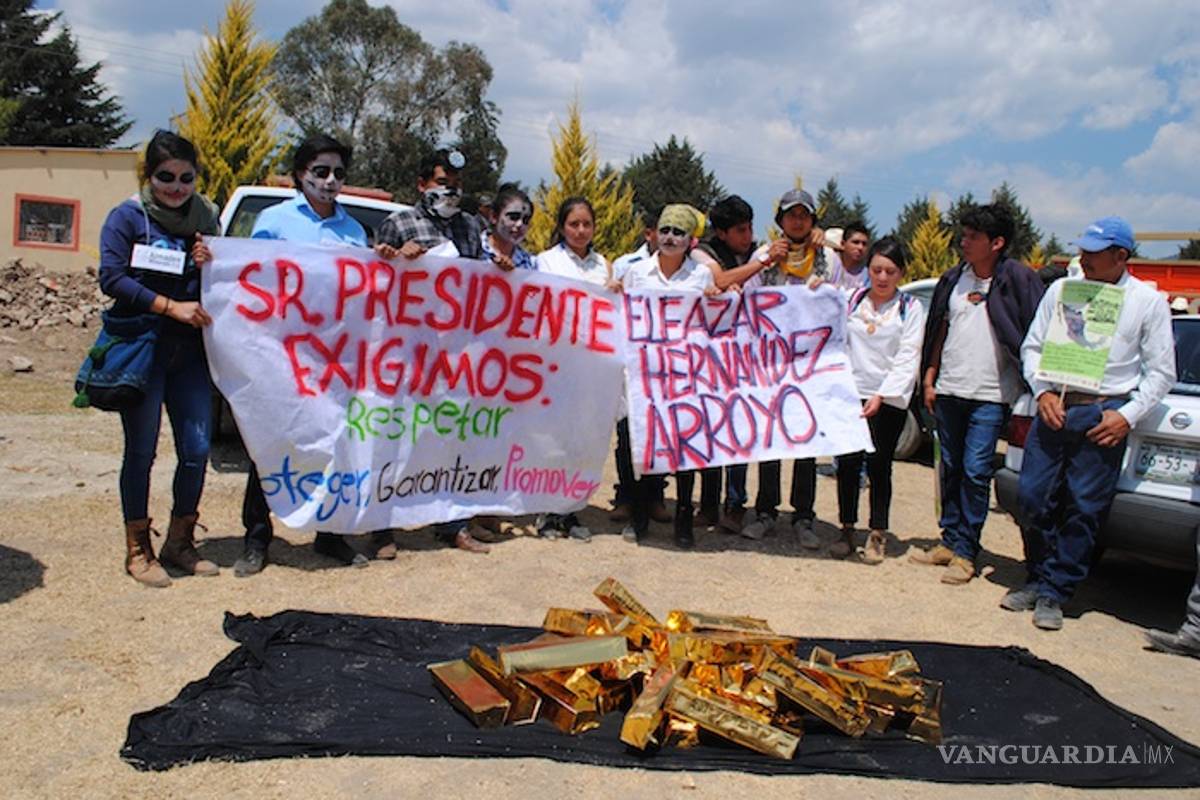 Se rebelan indígenas contra minera canadiense en Puebla