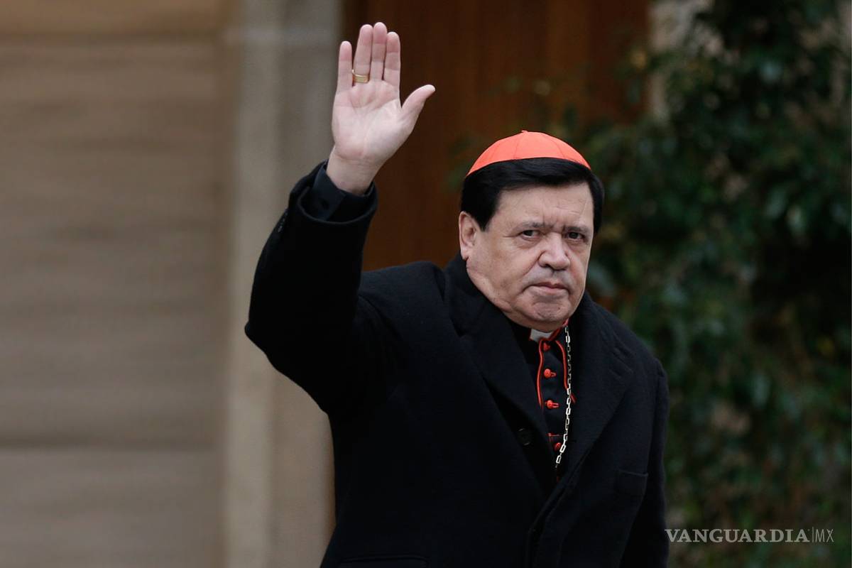 Iglesia católica por momentos parece hundirse: Norberto Rivera