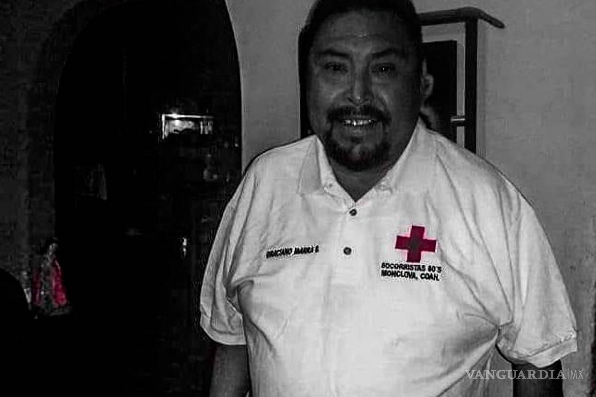 Lloran en Monclova muerte de comandante de Cruz Roja a causa de COVID-19