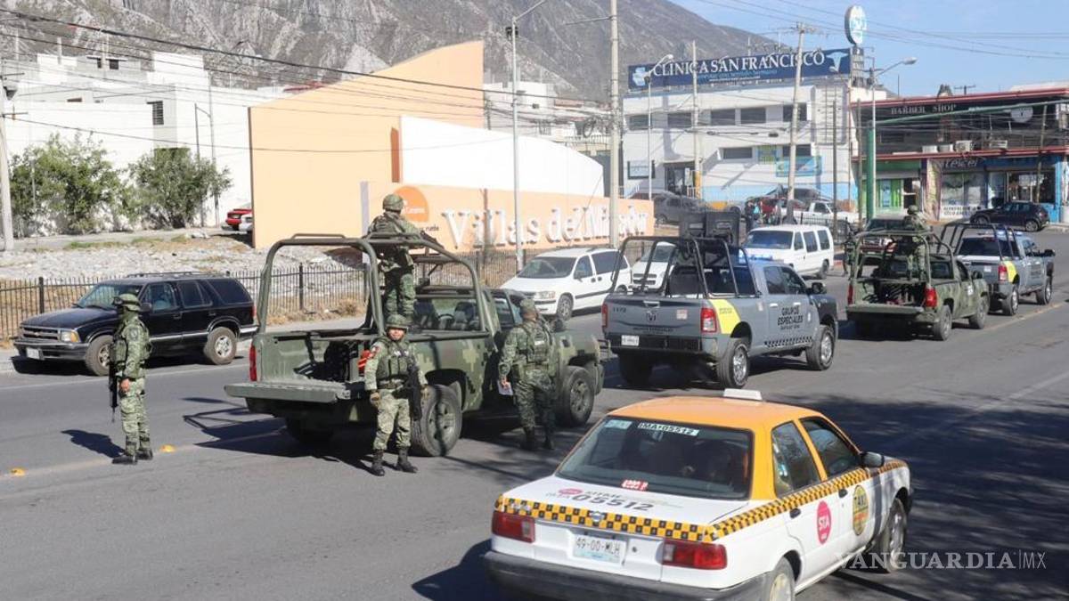 Refuerzan con elementos del Ejército seguridad de Santa Catarina, en Nuevo León