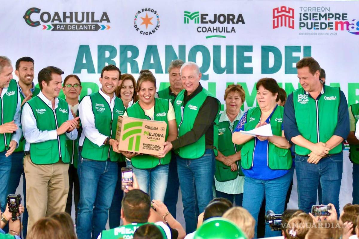 Dan inicio al programa alimentario ‘Despensón’ en Torreón