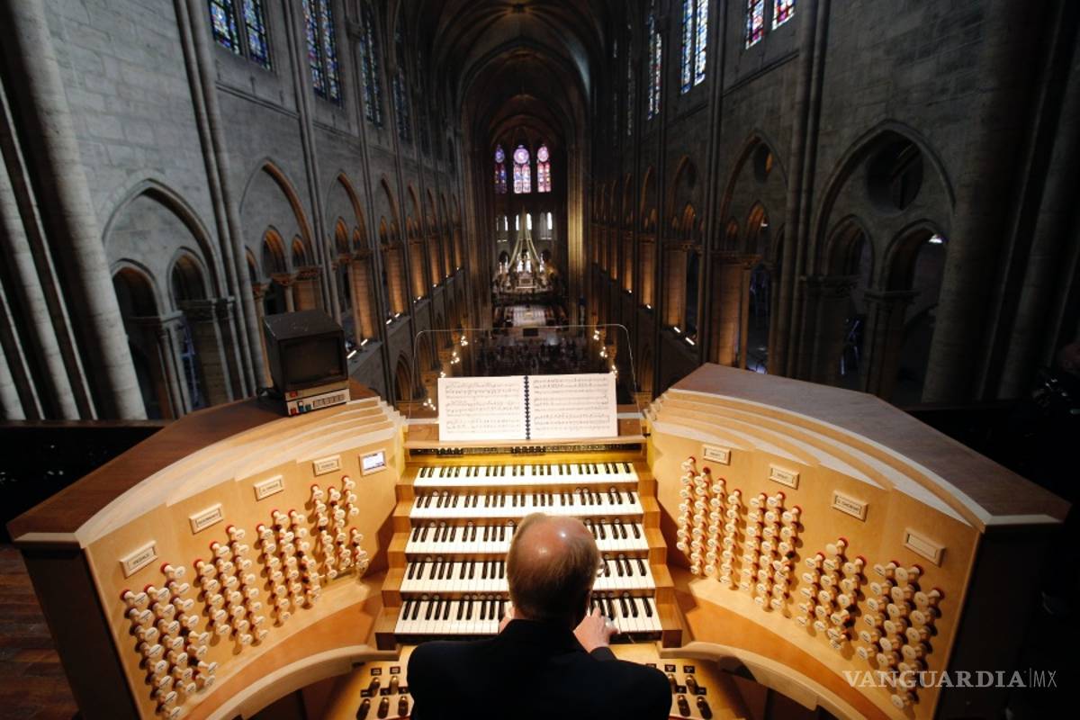 Restauración del gran órgano de la catedral de Notre Dame se llevará más de tres años