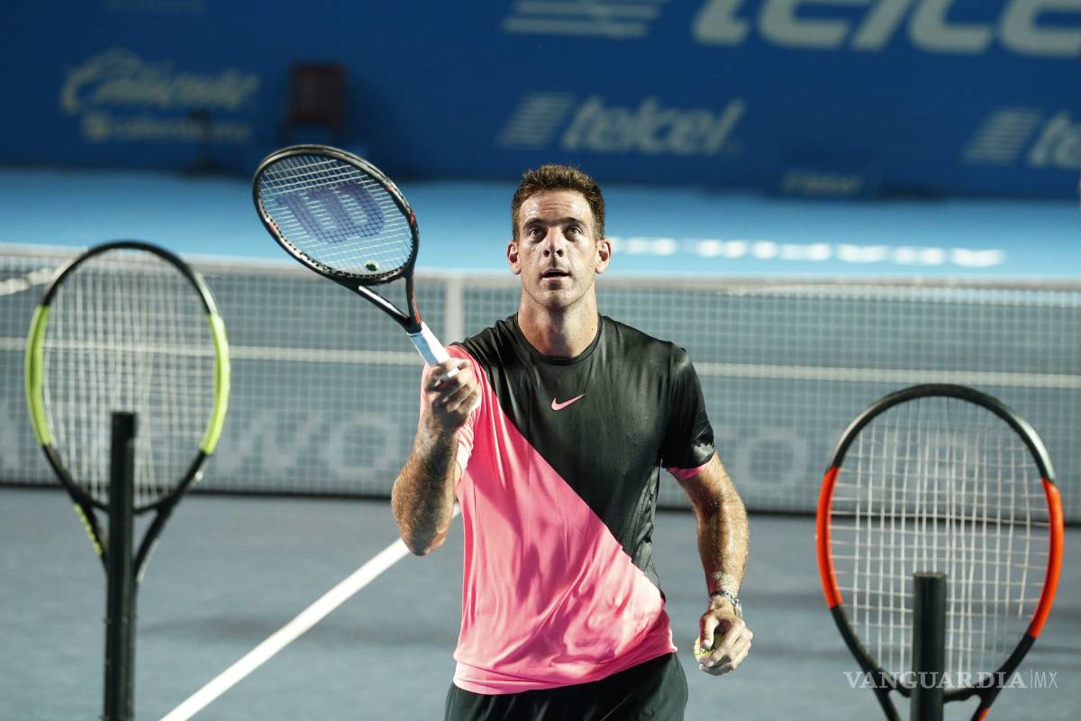 Avanza Del Potro en el Abierto Mexicano