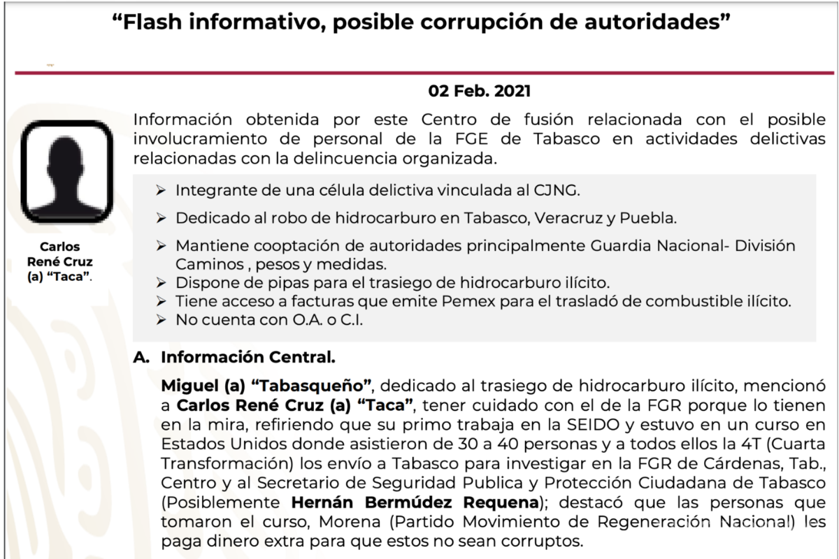$!‘La Barredora’: inteligencia alertó desde 2019 sobre Hernán Bermúdez y red criminal en Tabasco, pero nadie actuó