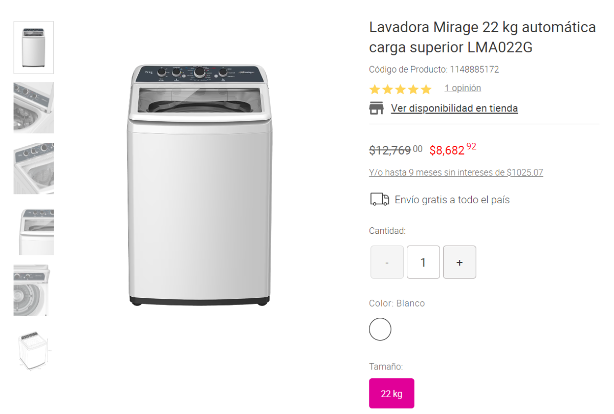 $!Venta Nocturna de Liverpool 2024: Estos son las LAVADORAS y SECADORAS con la mejor oferta