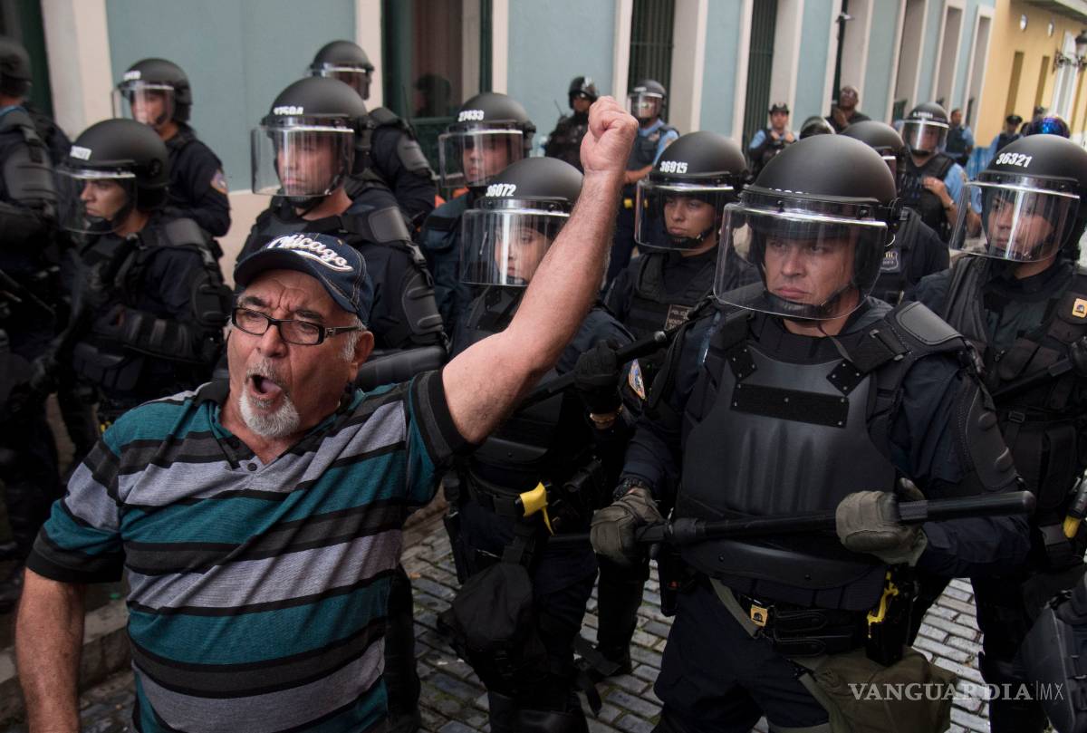 $!Violentas protestas en Puerto Rico; exigen la renuncia del gobernador