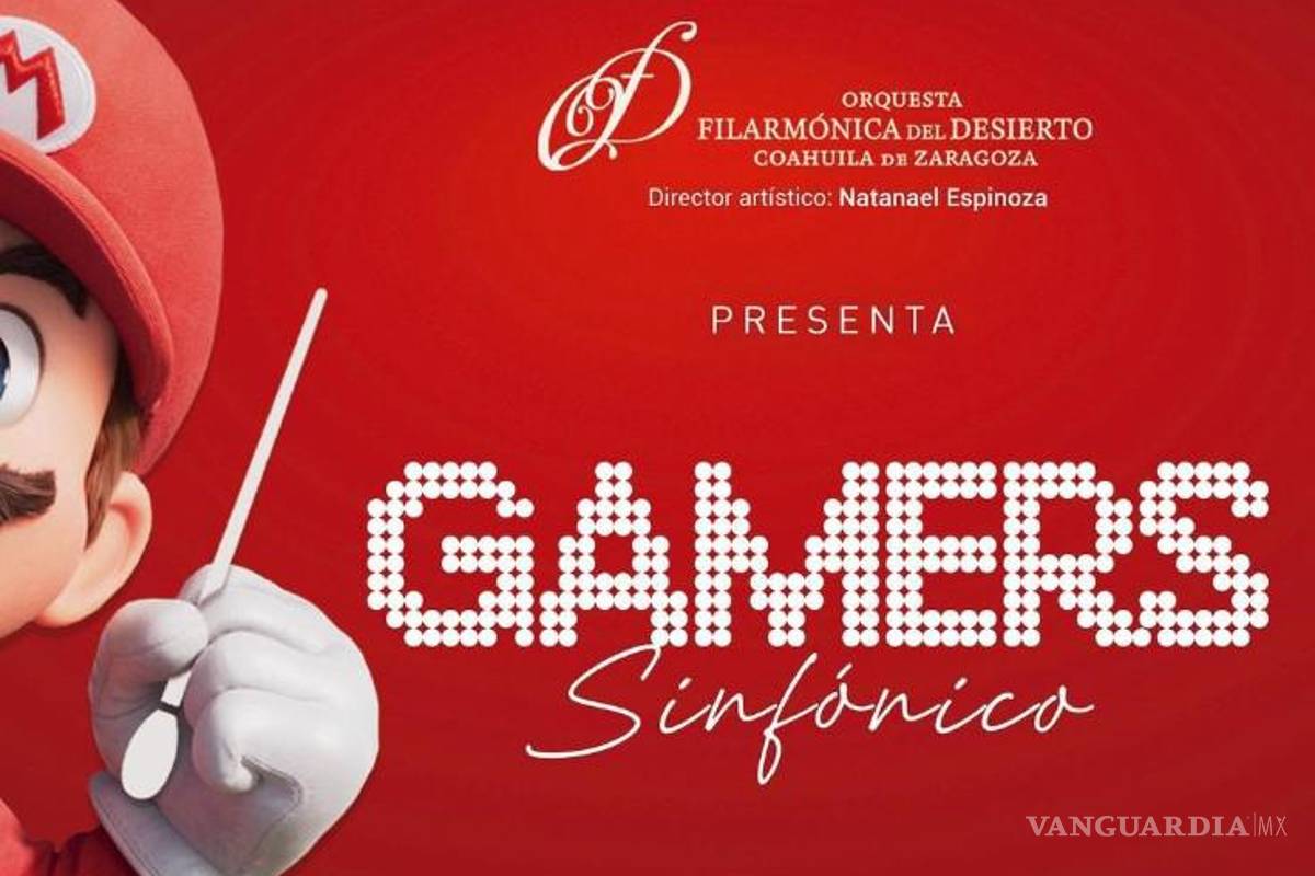 ¡Atención gamers! Filarmónica del Desierto de Coahuila invita a sinfónica con temática de videojuegos