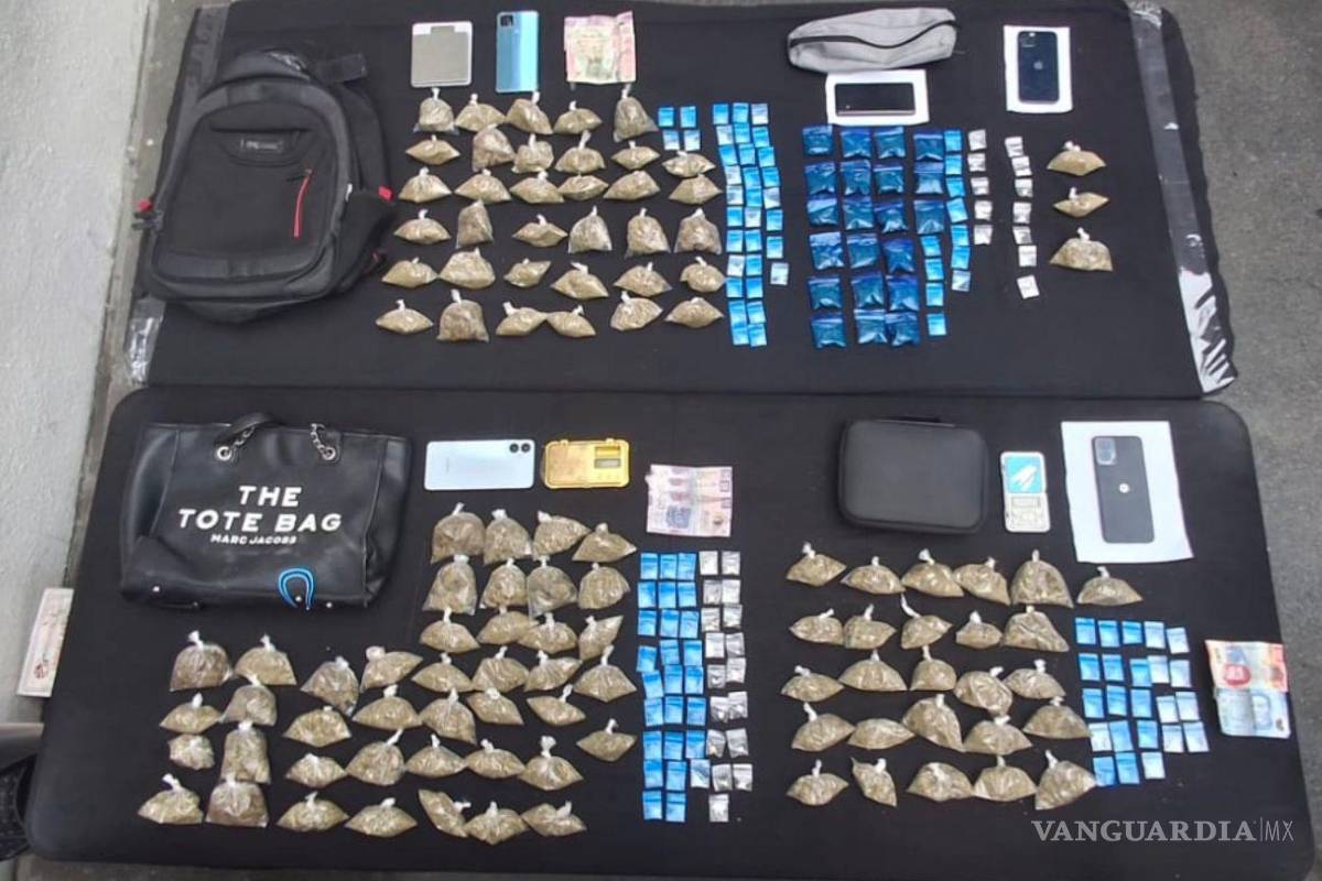 Detienen a cinco de grupo criminal con 200 dosis de droga, en NL