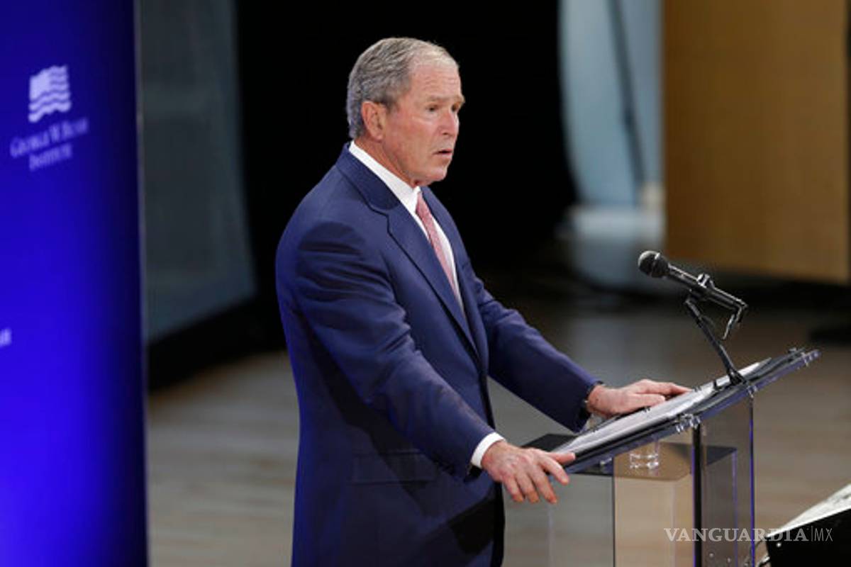 Bush: "Parece que el fanatismo se ha envalentonado" en EU